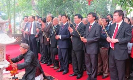 Ouverture de la Fête du temple de Kinh Duong Vuong à Bac Ninh